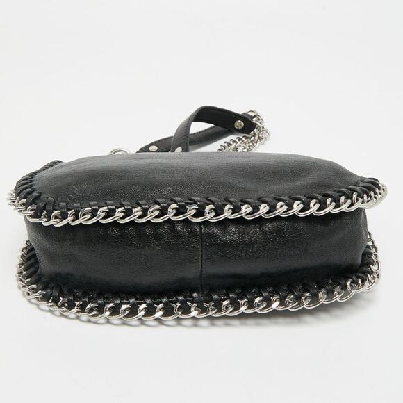 Michael Kors Black Leather Chelsea Chain Shoulder Bag